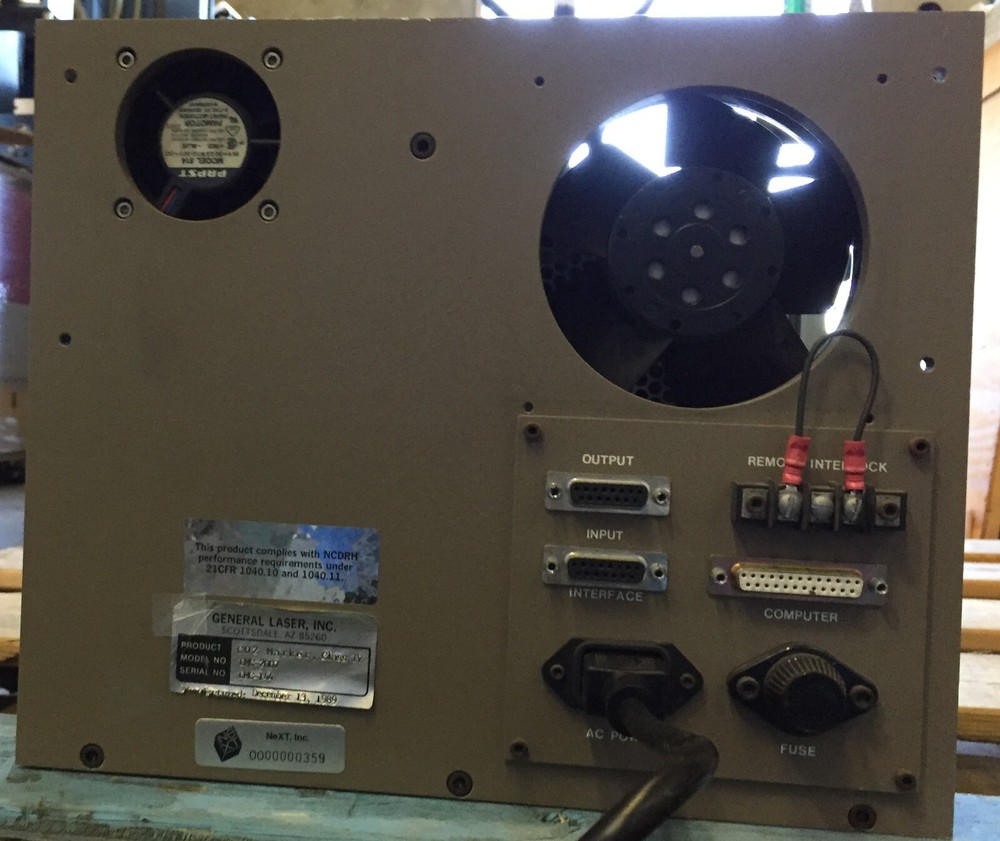 General Laser LMC-2007 CO2 Laser Marker, Class IV, Laser marking System