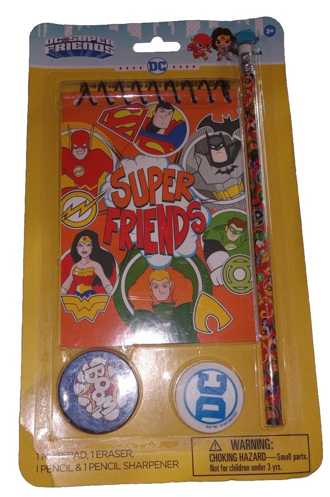 DC Super Friends 4-Piece Stationery Set