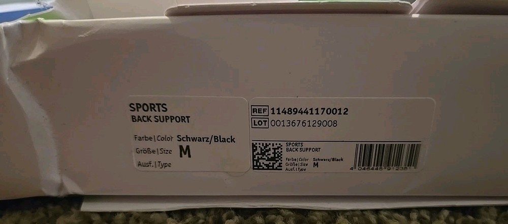 Bauerfeind Sports Back Support - Breathable Compression Size M black