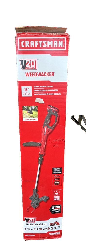 Craftsman CMCST900D1 20V Battery String Trimmer kit Gently Used