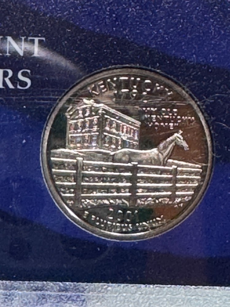 2001-SKENTUCKY STATE QUARTER DCAM PROOF