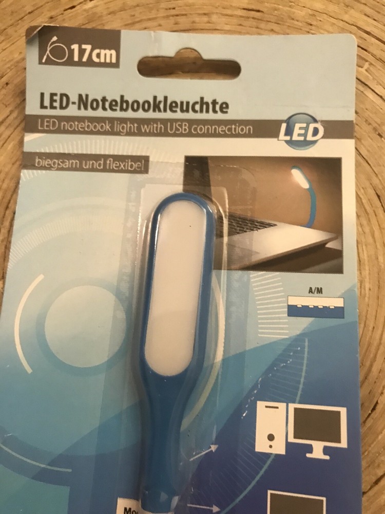 Flexible Blue Mini USB LED Light Lamp 4 Computer Notebook Laptop Reading Bright