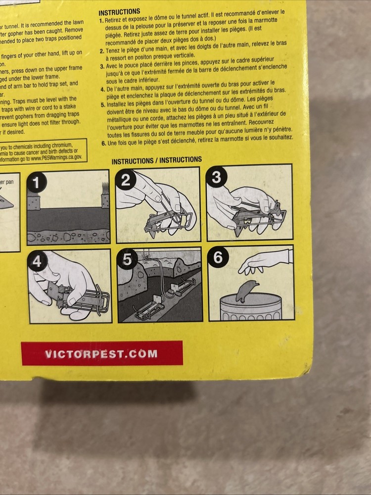 Victor 0611 Easy Set Gopher Trap Twin Pack