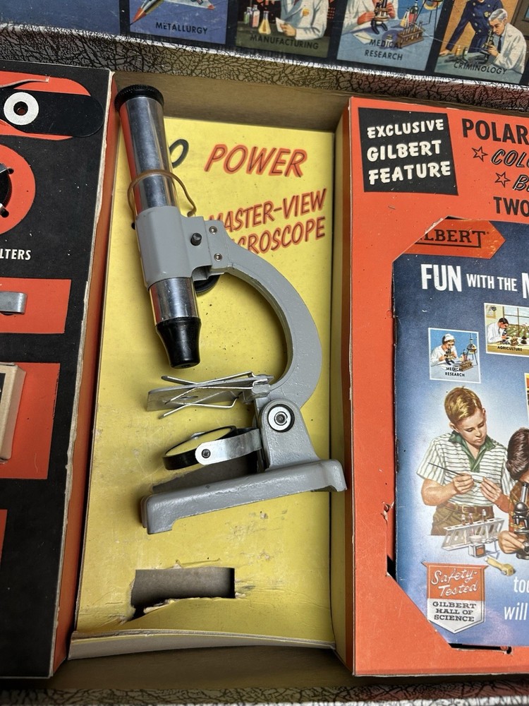 Gilbert Junior Microscope And Lab Set No. 13013