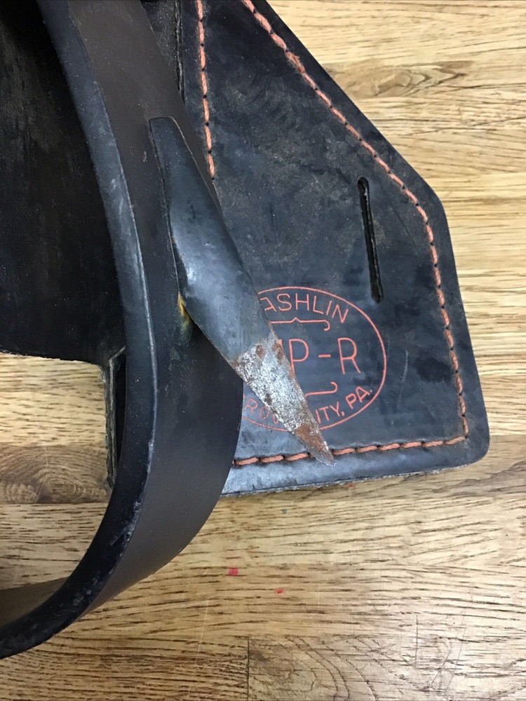 Buckingham Climbing Spike Single RIGHT Missing Upper Strap Sold As Is B-5