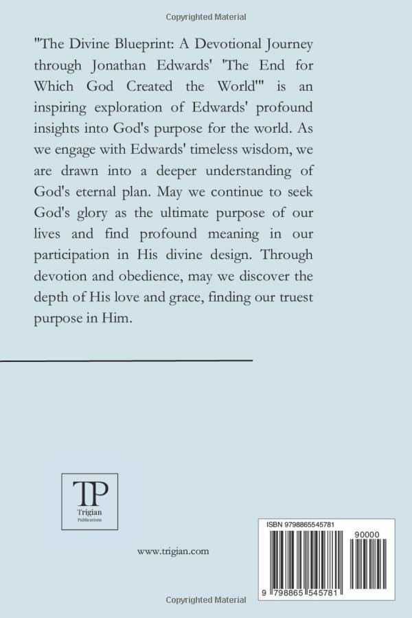 The End for Which God Created the World