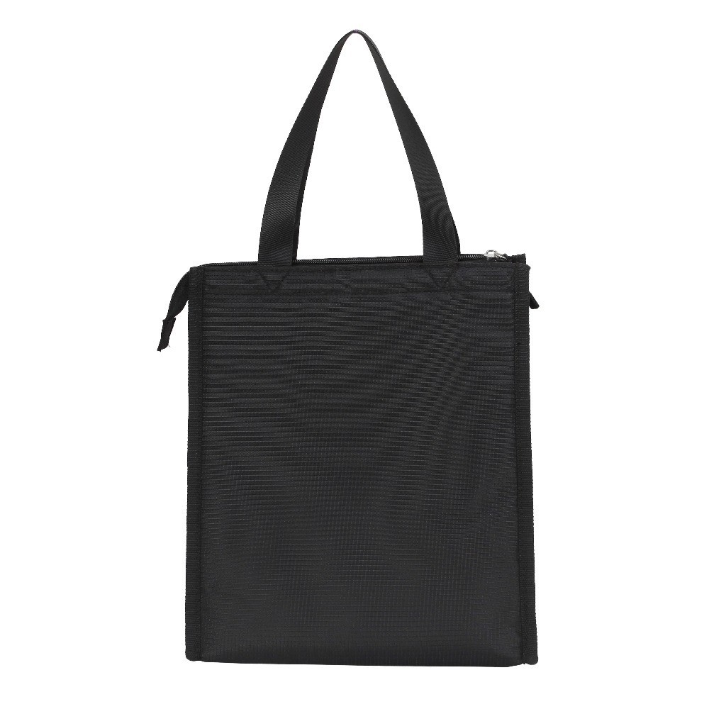 Reusable Polyester Adult Lunch Bag, Black