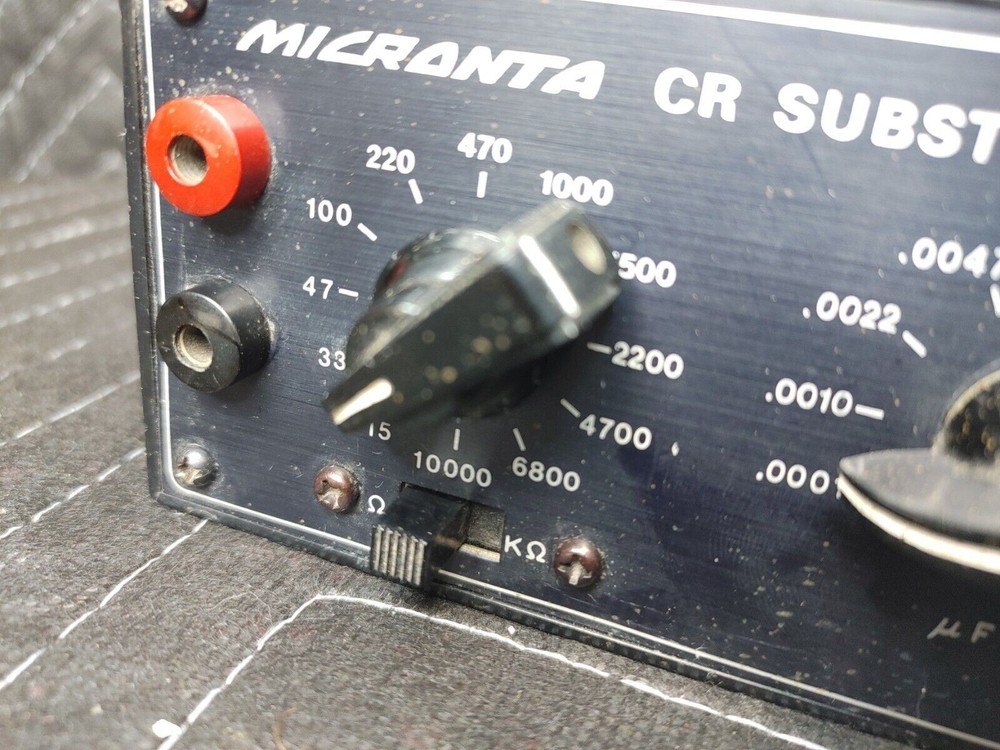 MICRONTA CAPACITOR RESISTOR SUBSTITUTION BOX