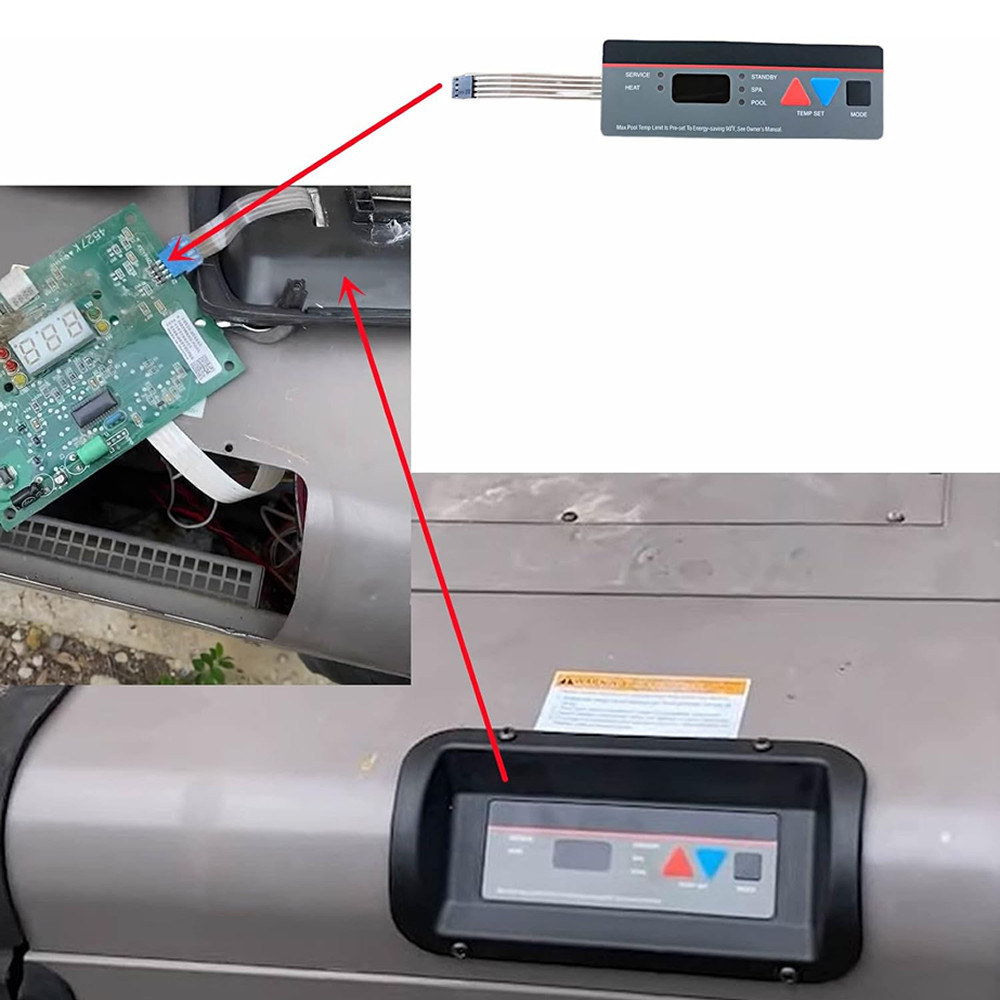 FDXLBKP1930 Keypad and Bezel Assembly & IDXL2DB1930 Display Board for Hayward