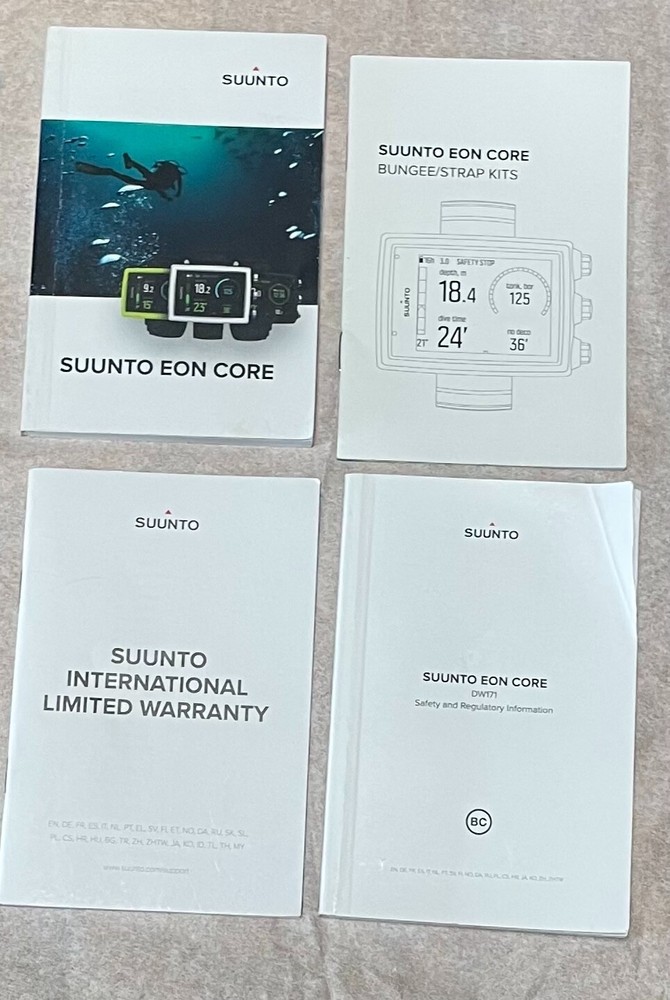 Suunto Eon Core Wrist Dive Computer with Transmitter and USB