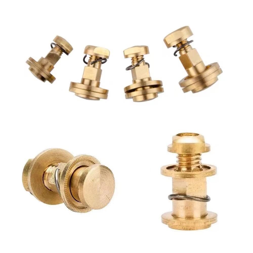 TorSor 3 Pack Tailor Scissors Pivot Bolt and Nut Replacement Central Copper