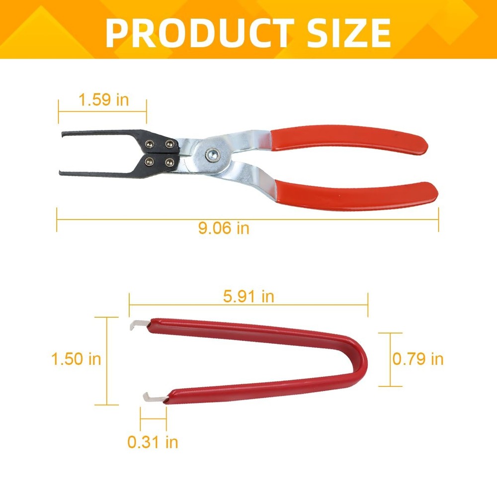 Relay Puller Pliers Relay and Fuse Remover Tool Automotive Relay Fuses Puller