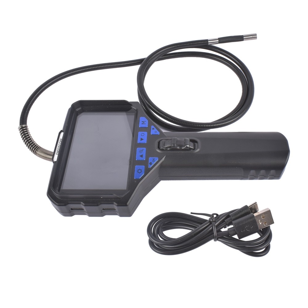 Two-Way 210° Inspection Borescope Adjustable LED Lights LCD Display Waterproof