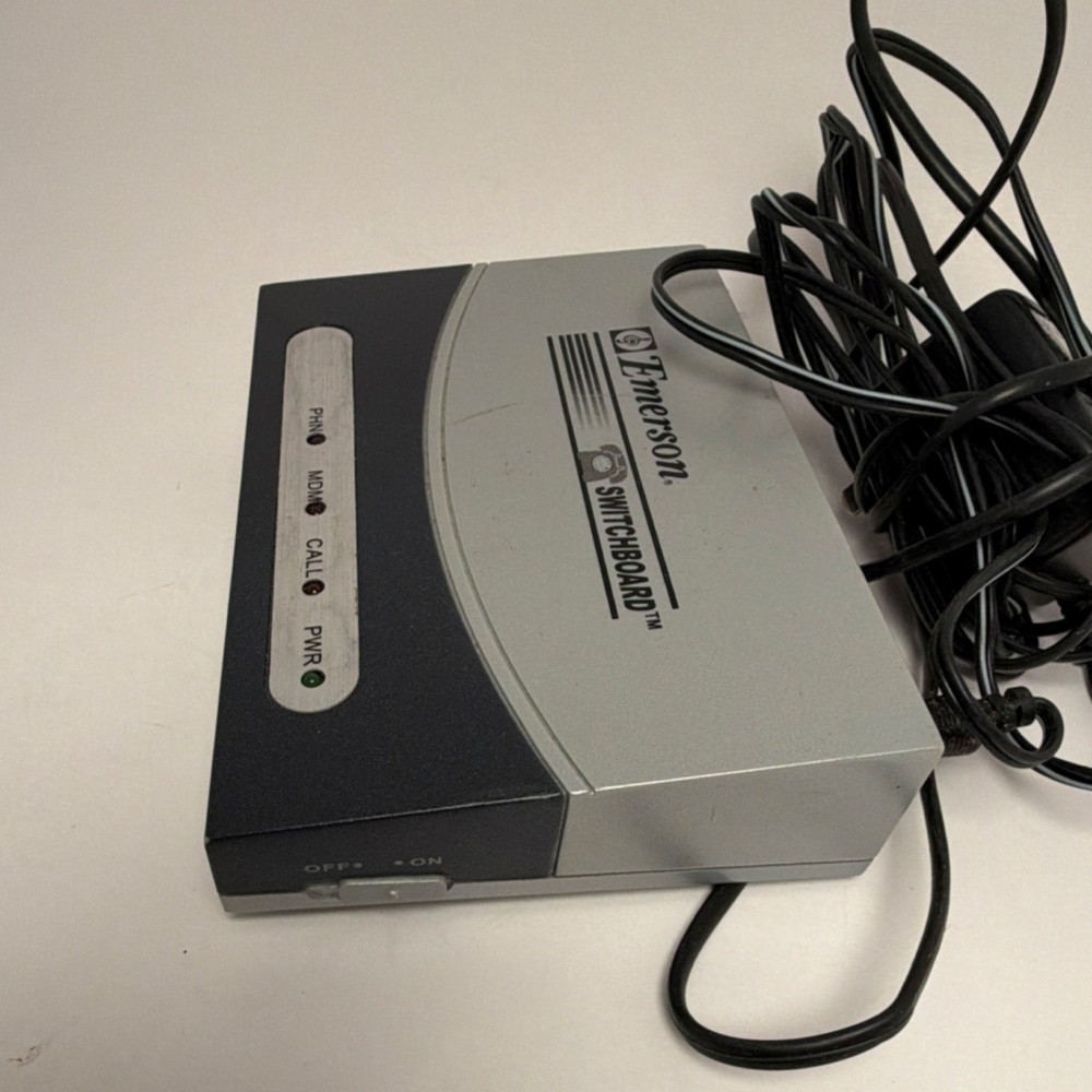 Emerson MSS-100 Switchboard Universal Compatible 9V powers on ,untested