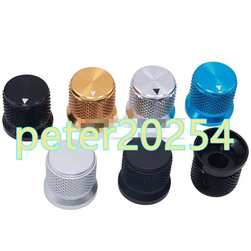 2PC 17x16MM Potentiometer/Volume control straw hat type knob cap #TT