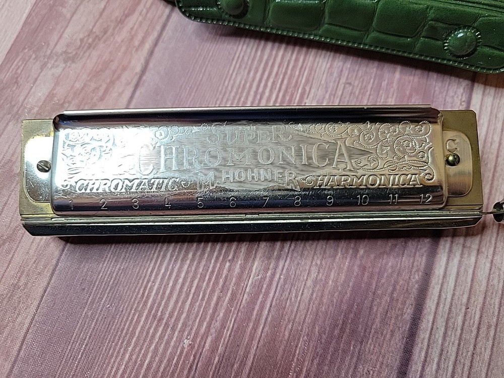 Hohner Super Chromonica 270 Harmonica Key C with CASE - Made in GERMANY