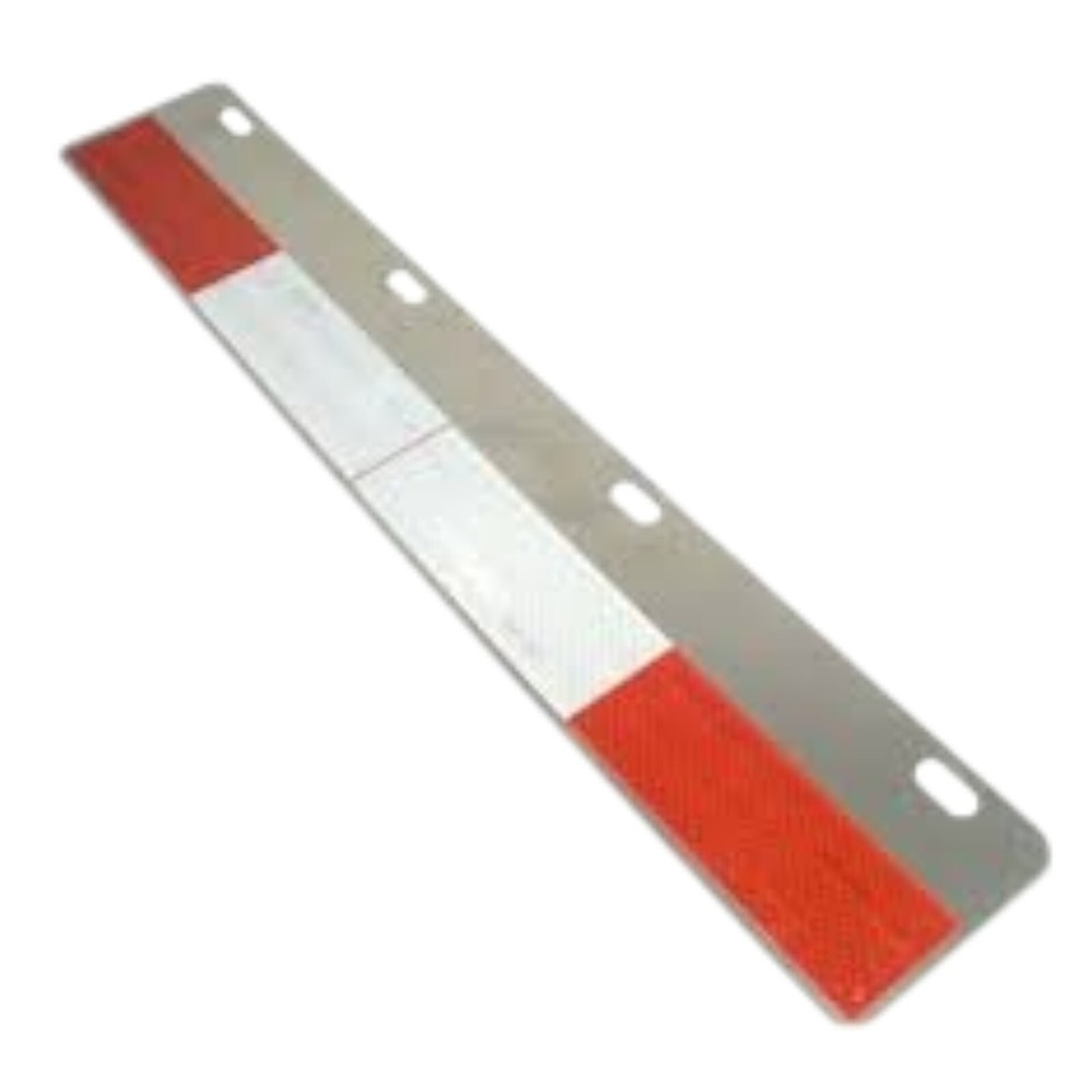 Fleet Engineers 033-04259 Conspicuity Plate Straight DOT Reflective Red White