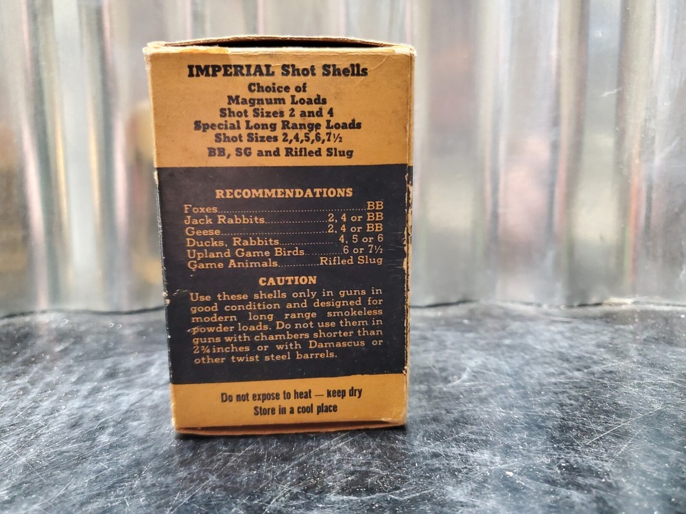 Imperial Special Long Range Load 16 GA Shotgun Shells Empty Box C-I-L