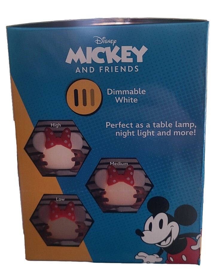 Disney Minnie Mouse Squishy LED Color Changing Nightlight