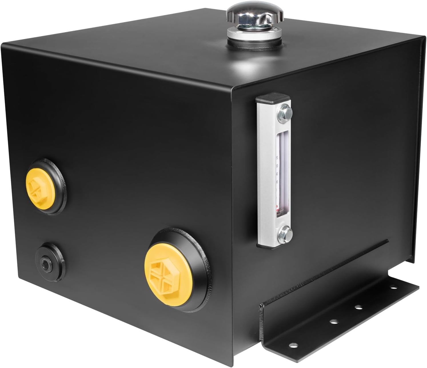 For Machinery 7-Gallon Hydraulic Fluid Reservoir Tank 14 Gauge Steel Oil Tank