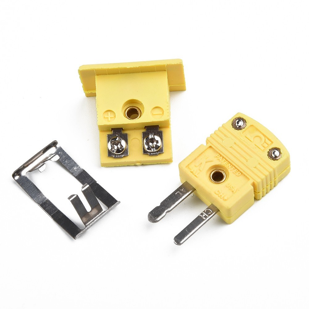 New Panel Mount K-type Thermocouple Miniature Mini Jack Socket Connector Yellow