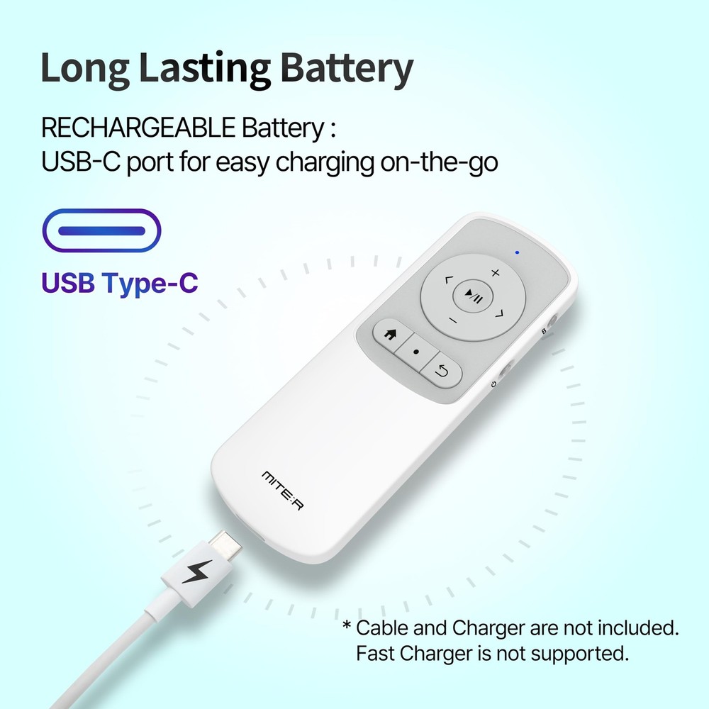 Bluetooth Remote Control Page Turner Clicker for Boox, e-Reader, TikTok Black