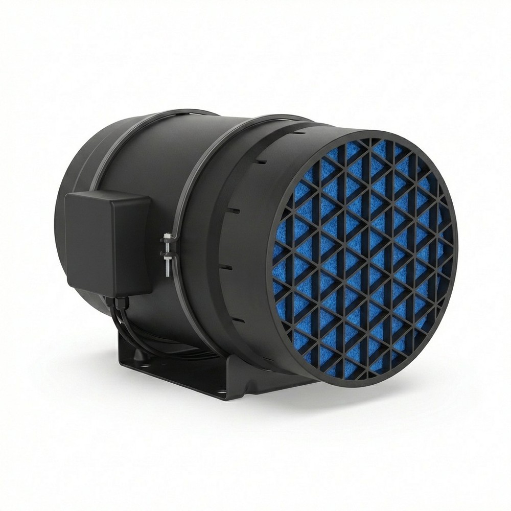 Filter for External Mining Air Cooling with Inline Fan, 8 Inch, Dust Filter