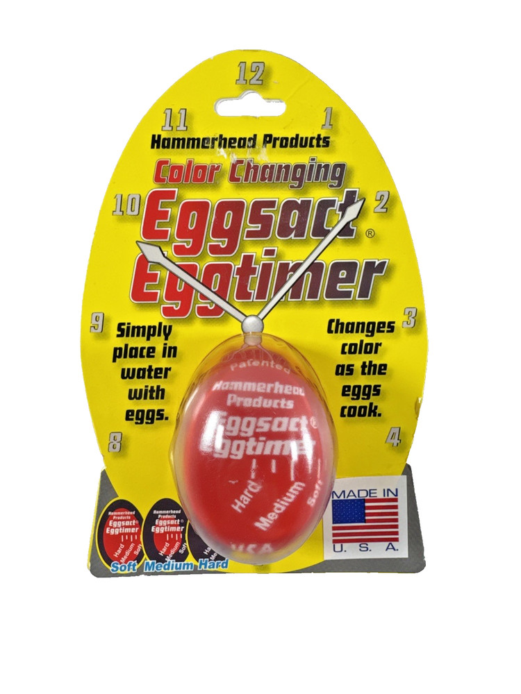 NOS SEALED 2008 Eggsact Eggtimer Boiled Egg Color Changing Timer HARD TO FIND