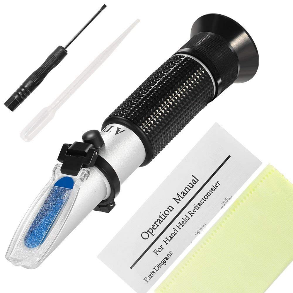 Brix Refractometer with Automatic Temperature Compensation(ATC) Brix Meter Opt