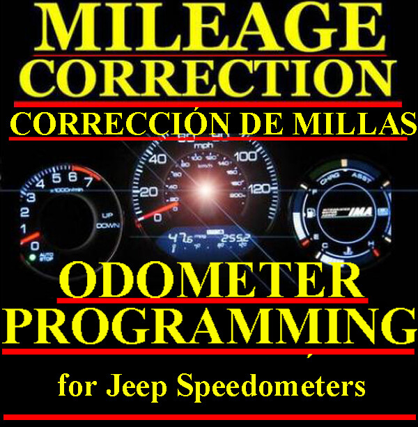 Jeep Speedometer Instrument Gauge Cluster Mileage Odometer PROGRAMMING