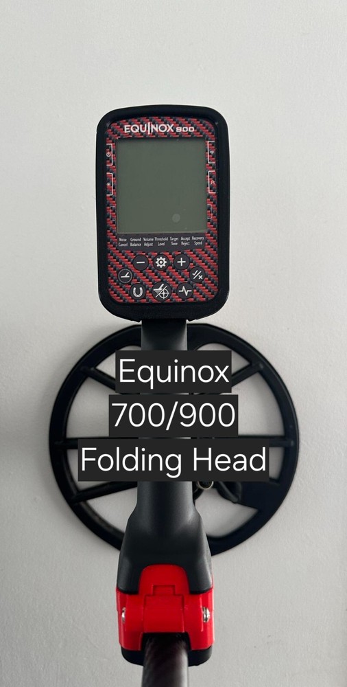 Minelab Equinox 700 & 900 Black Folding Head Unit System