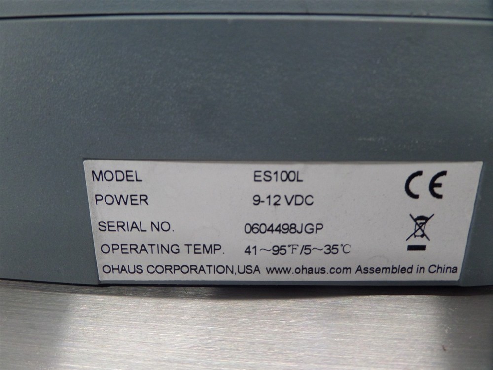 Ohaus ES100L Compact Bench Scale 20"x16"