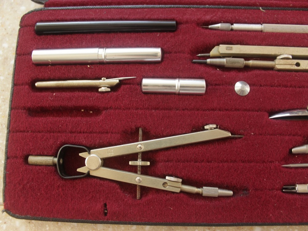 RICHTER TECHNICAL DRAFTING DRAWING SET Kopernikus VIIb ORIGINAL VINTAGE GERMANY