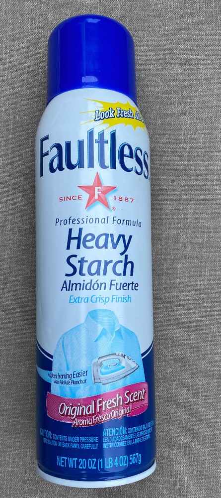 Faultless Heavy Hold Ironing Enhancer Spray Starch 20 oz. Can