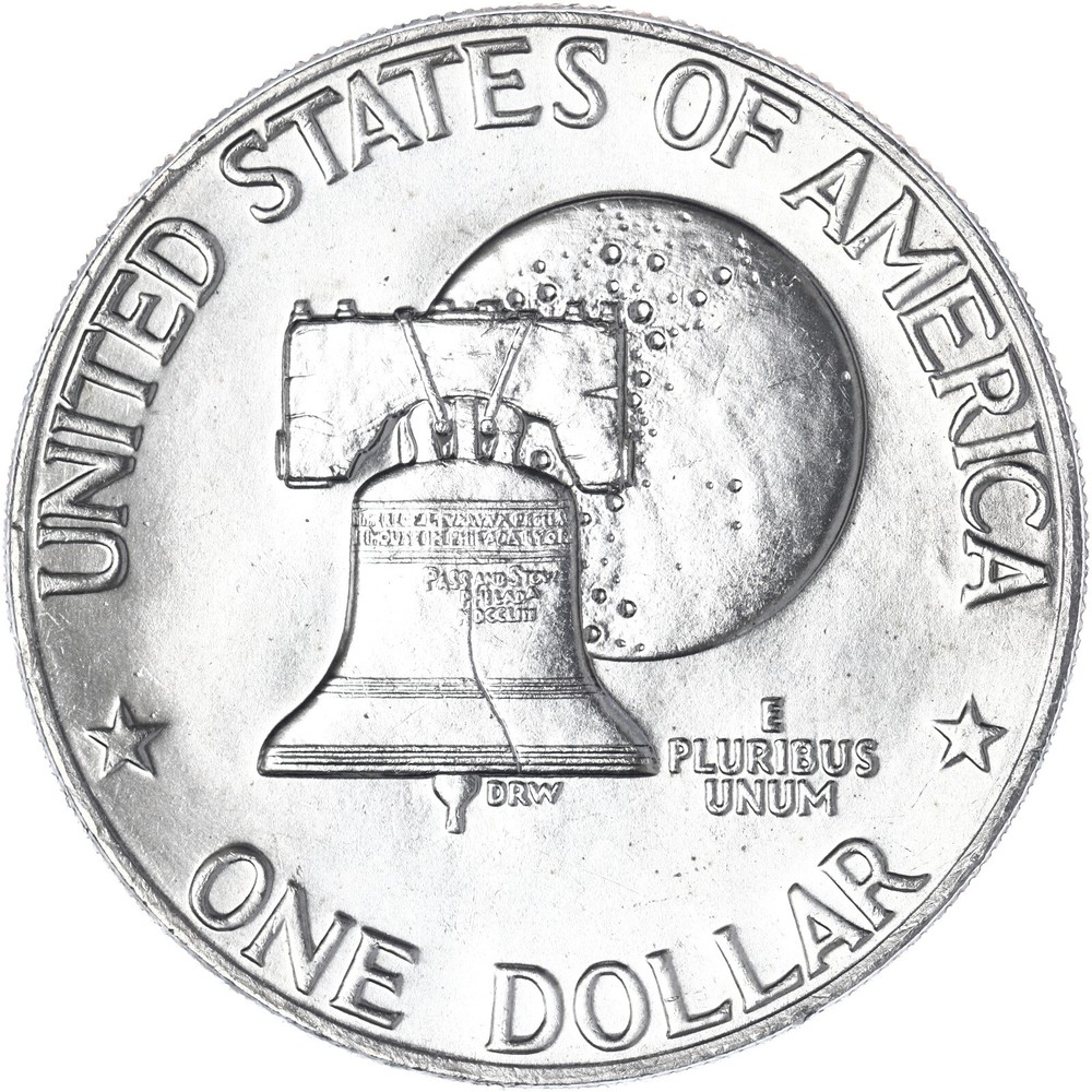 1976 D Eisenhower Bicentennial Dollar Type 2 Choice BU Ike Coin