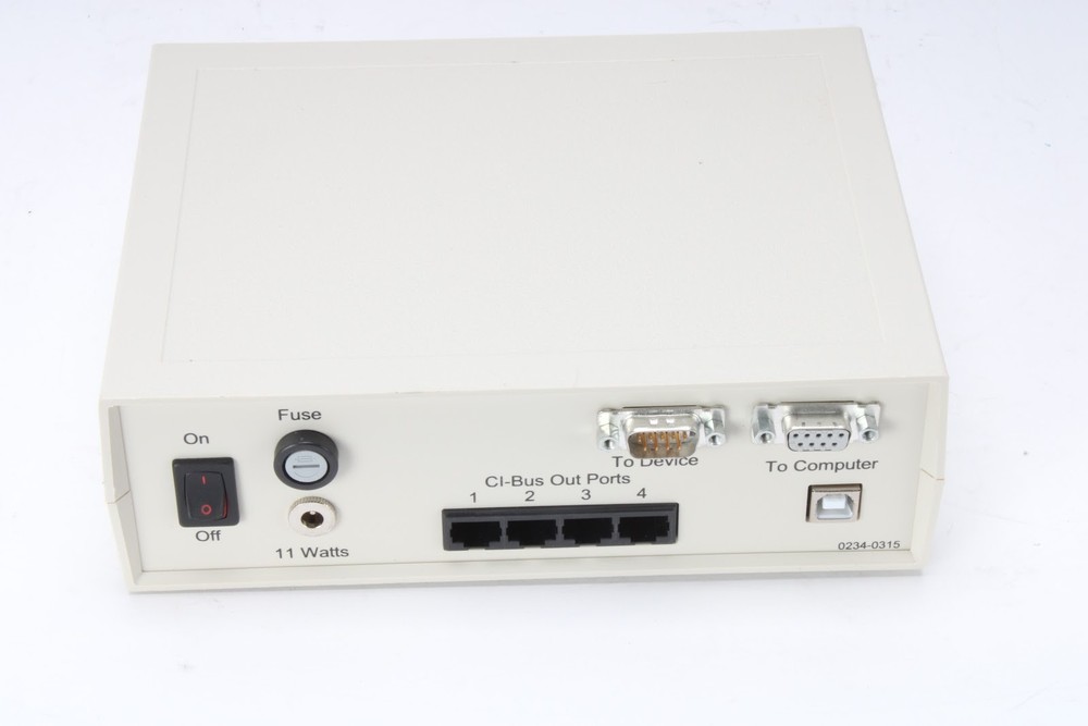 Columbus Instruments Oxymax CI-Bus Interface W/ Power Supply and Assorted Cable