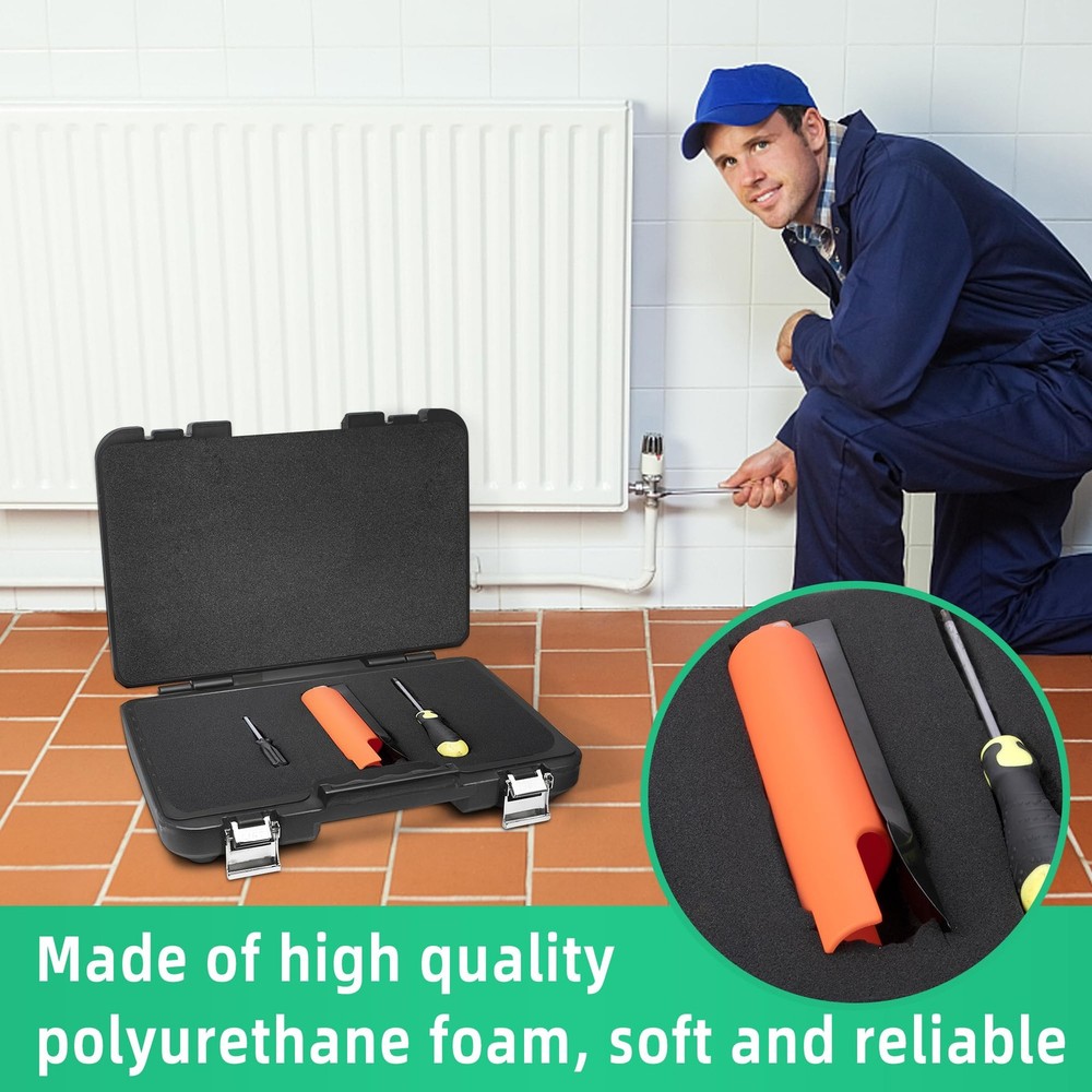 Polyurethane Foam Sheets Tool Box Pads Cuttable Inserts 16x12x1 Inch 6 PCS
