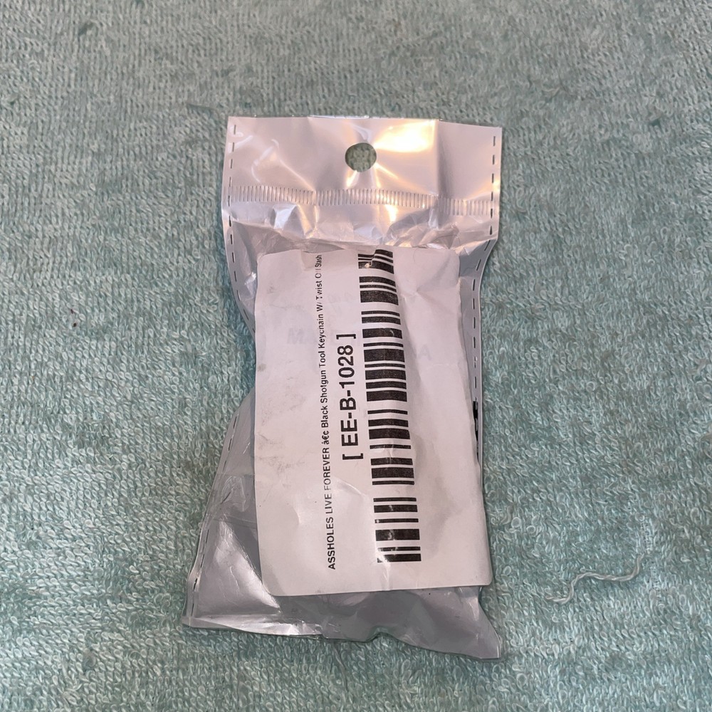 A--holes Live Forever Black Key Chain Bottle Opener New