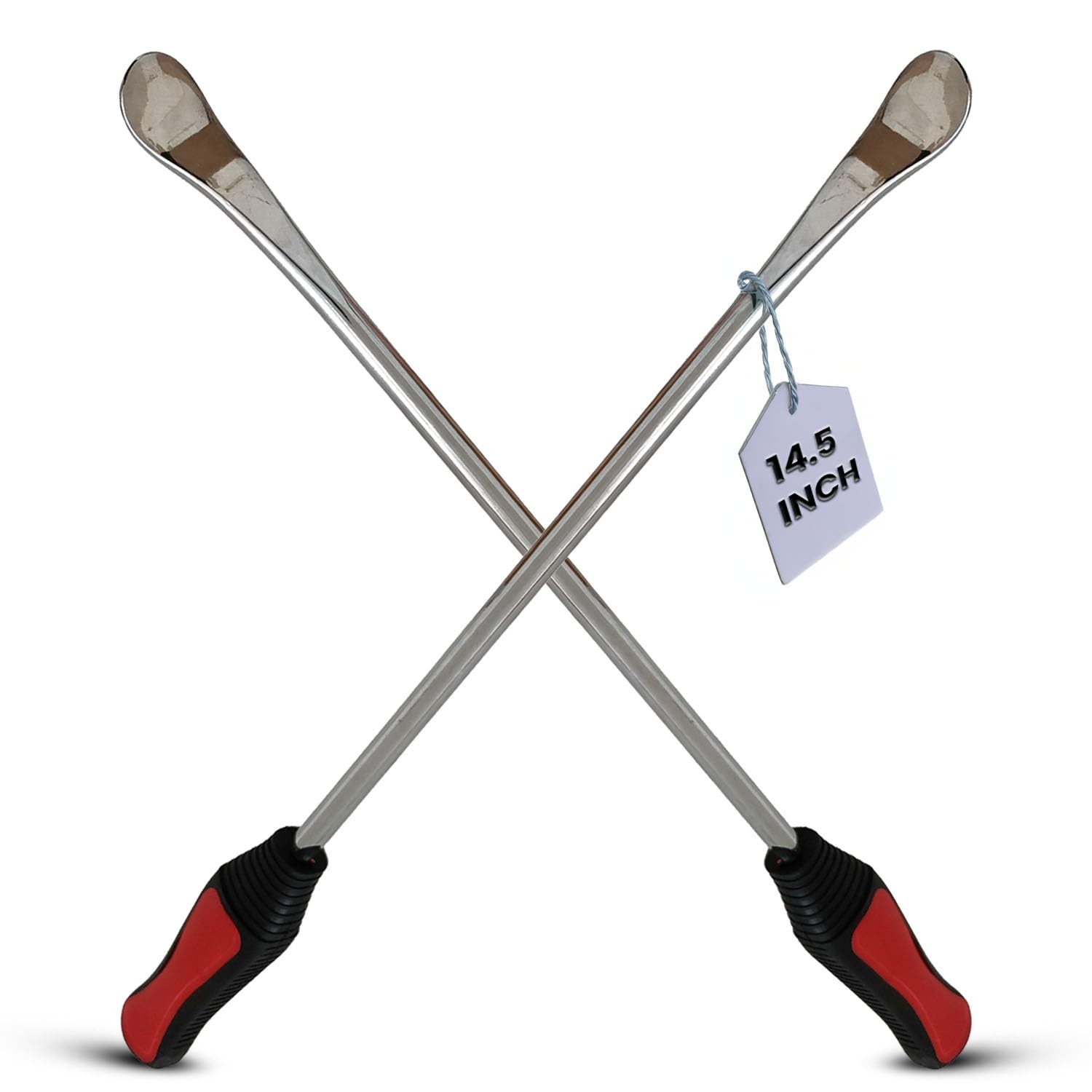 2 Pack 14.5" Tire Spoons Changing Lever Iron Bar Set Repair...