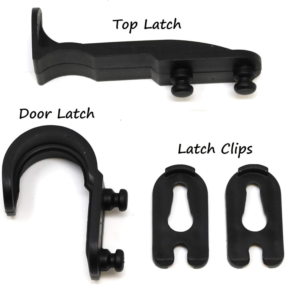 Durable Mailbox Plastic Latch Replacement Kit - Easy No-Tool Installation