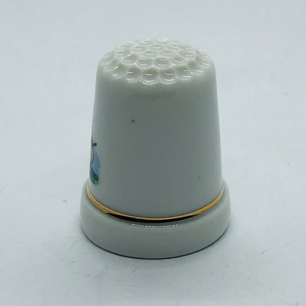 Sailing Ship Porcelain Thimble - The Santa Maria