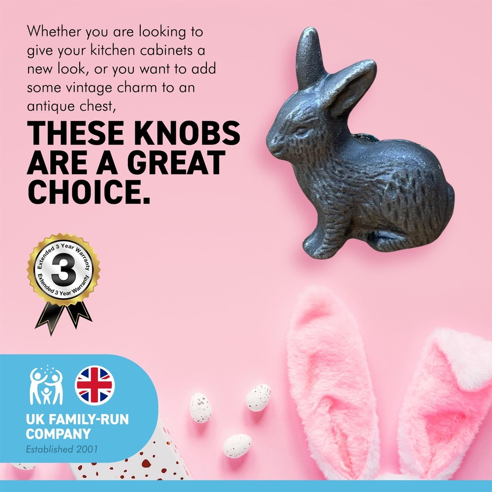 Rabbit shaped knob