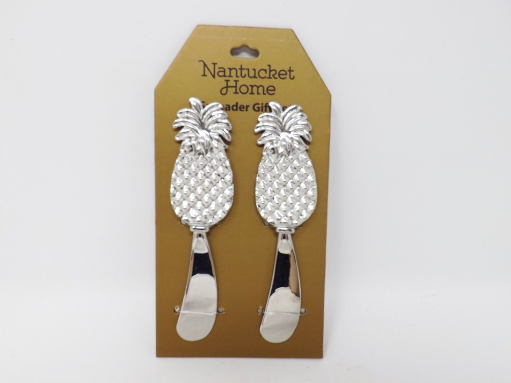 Nantucket Home 2 Pc Pineapple Spreader Set  - New