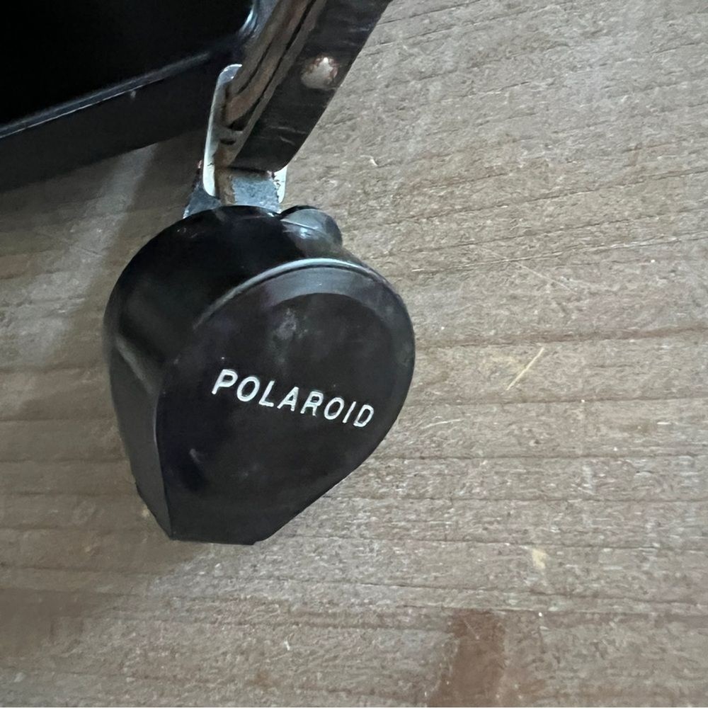 Polaroid Land Camera Automatic 100 Vintage 1960s Untested Leather Strap