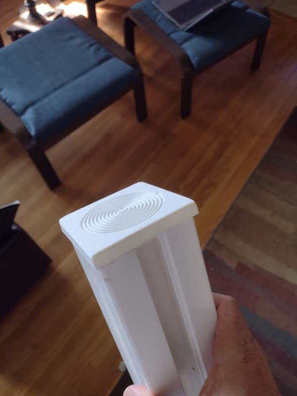 4 pk corner caps for PVC raised gardens, fits Costco raised beds