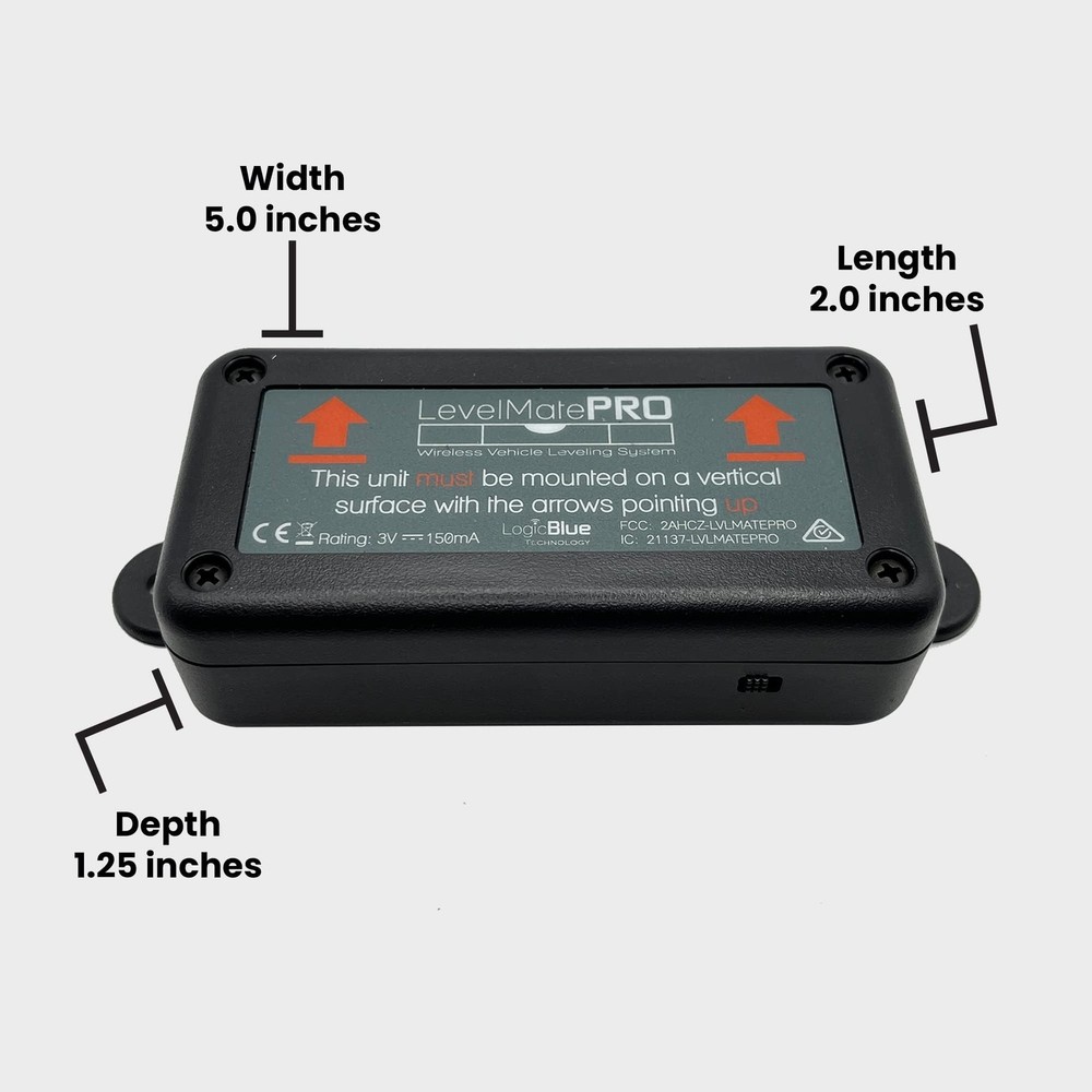 LogicBlue Technology LevelMatePRO Wireless RV Leveling LevelMatePRO, Black