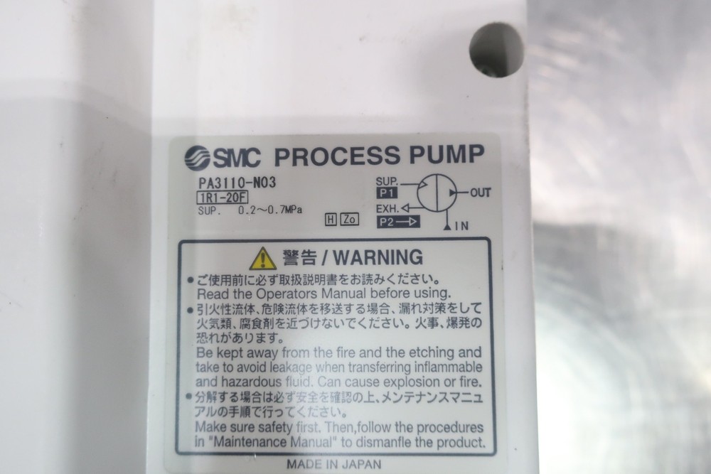 Smc PA3110-N03 Process Pump 0.2-0.7mpa