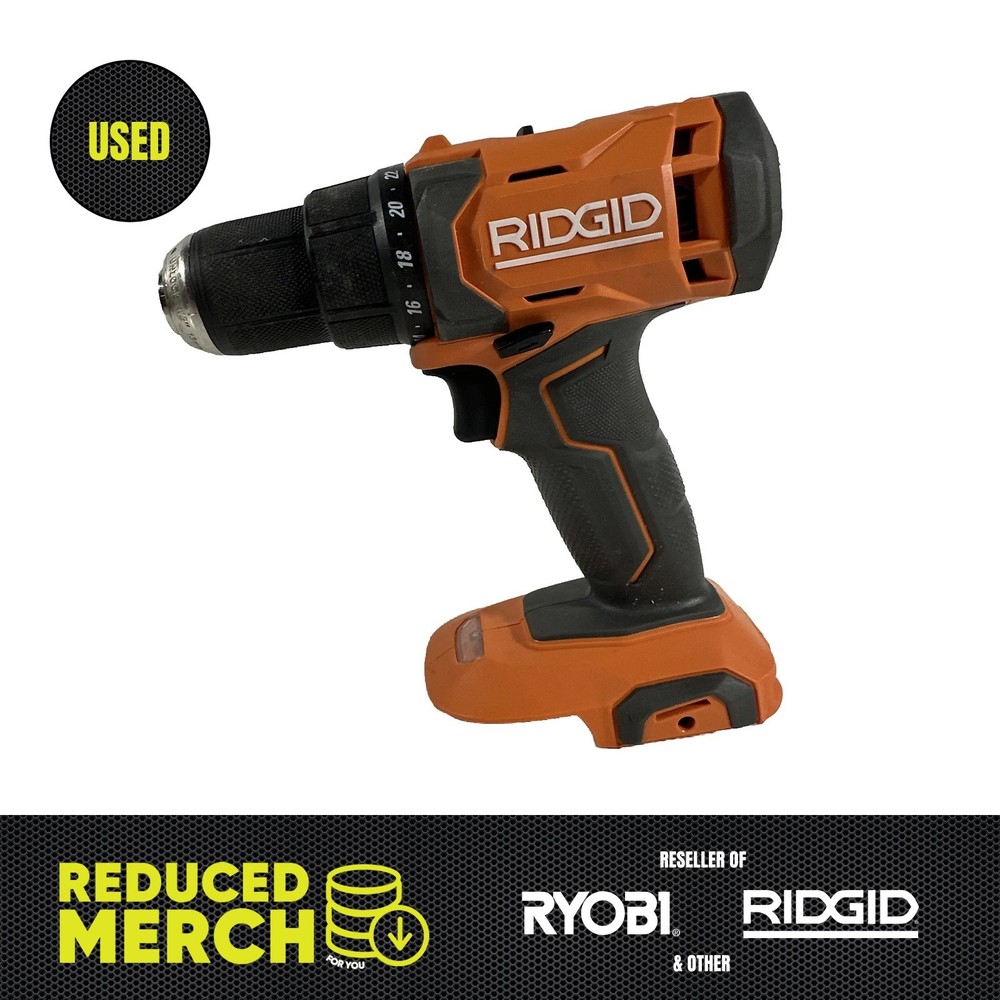 Ridgid R86001 18V Cordless 1/2" Drill/Driver Display Model  Tip3