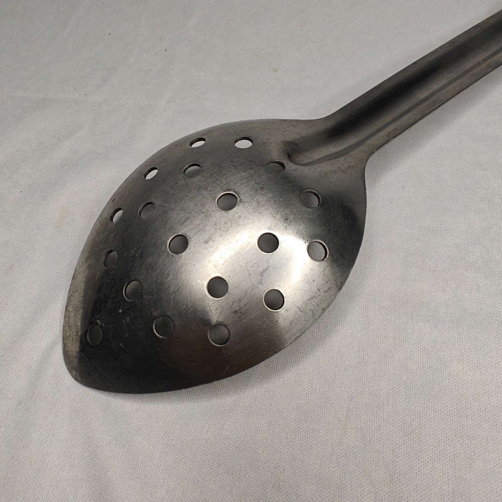 13" Commercial Restaurant Stainless Perforated Spoon w/Plastic Handle