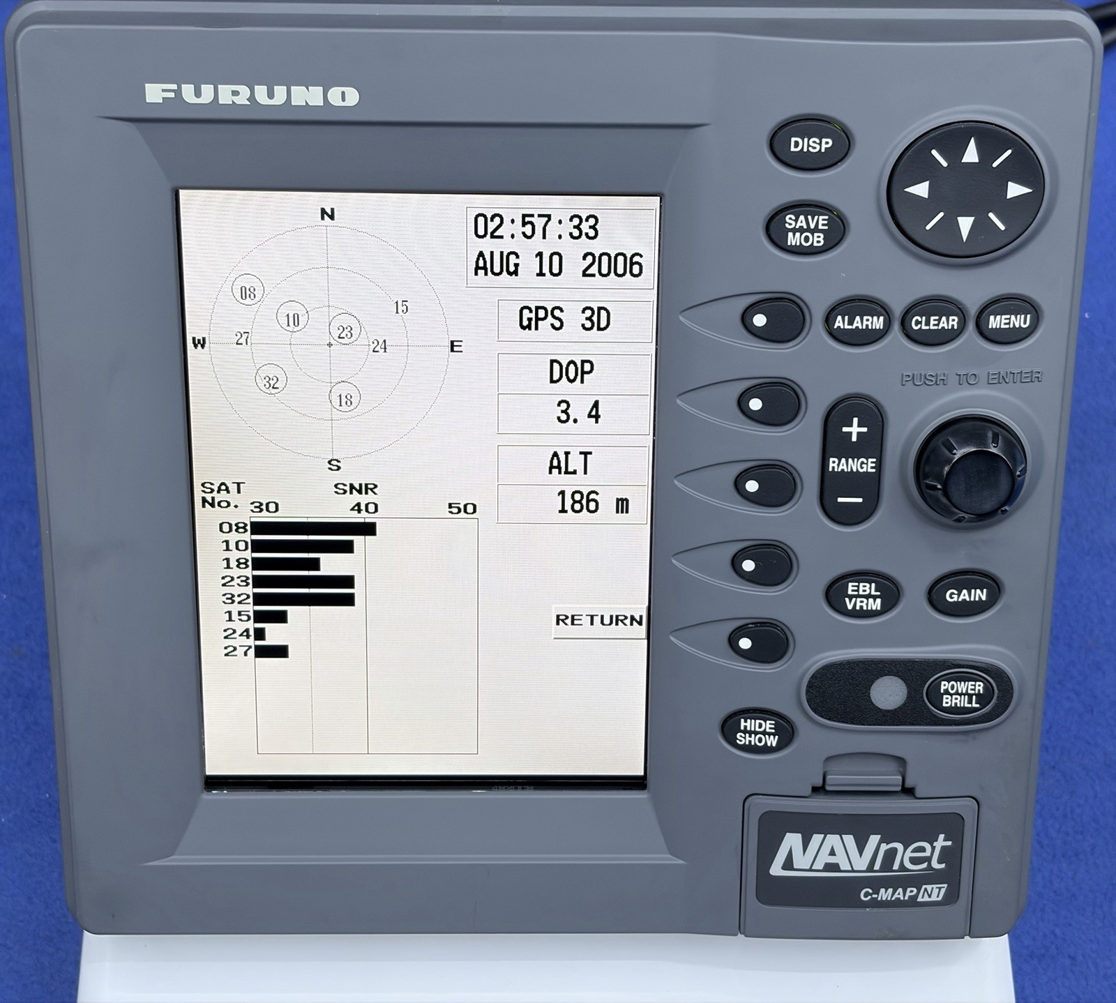 Furuno RDP-143 NavNet 1 Radar C-Map NT Chartplotter Display- Serviced & Tested!